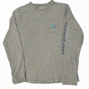 Vineyard Vines Youth Heather Gray Long Sleeve Tee Size XL